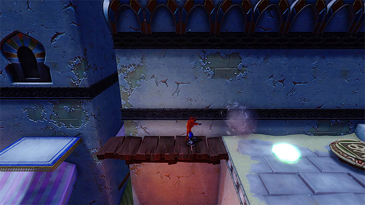 Zielony klejnot możesz pozyskać podczas zaliczania dwudziestego trzeciego etapu zatytułowanego Flaming Passion - Bringing Down the House | Crash Bandicoot 3 | Trofea - Crash Bandicoot N. Sane Trilogy - poradnik do gry