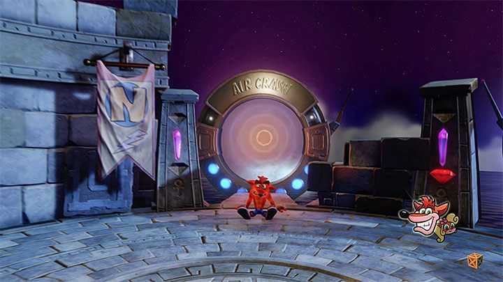 Tak jak zostało to już wcześniej powiedziane wszystkich skrzyń w etapie Air Crash nie możesz zdobyć podczas zaliczania go po raz pierwszy - Air Crash | Ice Warp Room | Opis przejścia | Crash Bandicoot N. Sane Trilogy - Crash Bandicoot N. Sane Trilogy - poradnik do gry