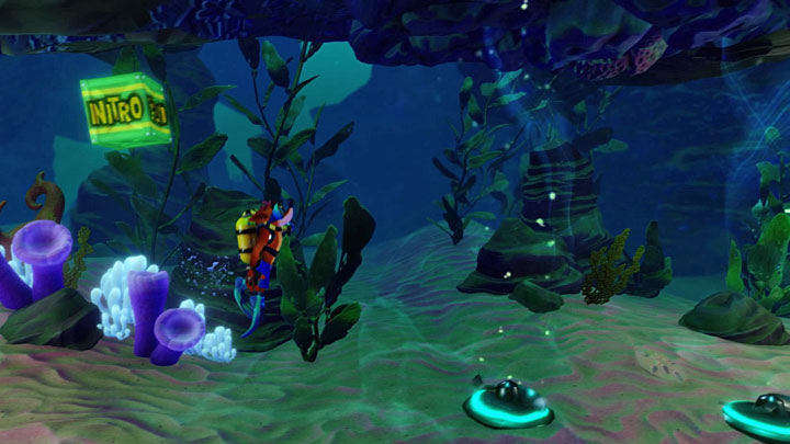 Nie popłyń za daleka w prawo, bo niedaleko ominiętej pierwszej turbiny znajduje się kolejna - Deep Trouble | Crash Bandicoot 3 | Opis przejścia | Crash N. Sane Trilogy - Crash Bandicoot N. Sane Trilogy - poradnik do gry