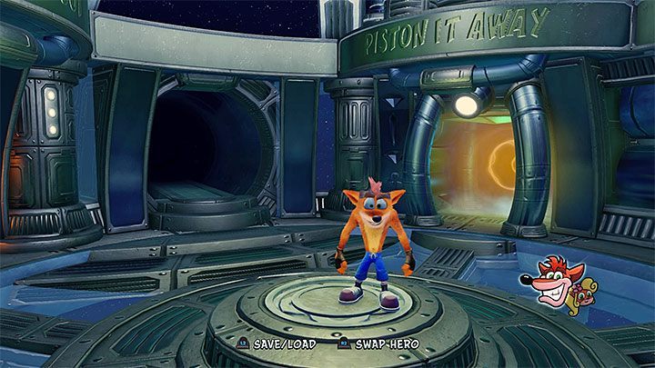 Podgląd pomieszczenia High-Tech Warp Room - High-Tech Warp Room - opis lokacji | Crash Bandicoot N. Sane Trilogy - Crash Bandicoot N. Sane Trilogy - poradnik do gry