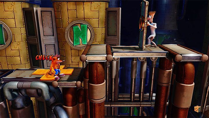 3 - Priston It Away | High-Tech Warp Room | Opis przejścia - Crash Bandicoot N. Sane Trilogy - poradnik do gry