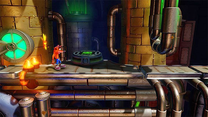 4 - Priston It Away | High-Tech Warp Room | Opis przejścia - Crash Bandicoot N. Sane Trilogy - poradnik do gry