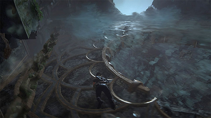 Szybko wspinaj się po uszkodzonej windzie - 5 - Wielka bitwa - Zbadanie pieczary | Opis przejścia - Uncharted: Zaginione Dziedzictwo - poradnik do gry