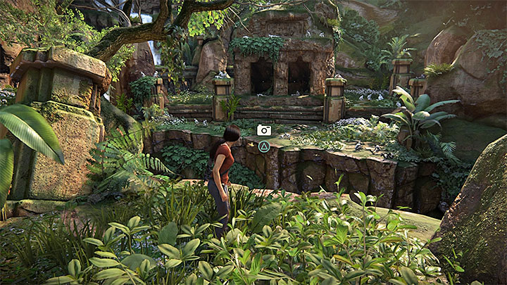 1 - 4 - Ghaty Zachodnie - Zdjęcia, opcjonalne rozmowy i skrzynki | Sekrety - Uncharted: Zaginione Dziedzictwo - poradnik do gry