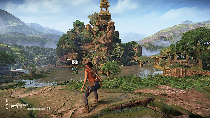 Zdjęcie możesz zrobić w zachodniej części mapy - 4 - Ghaty Zachodnie - Zdjęcia, opcjonalne rozmowy i skrzynki | Sekrety - Uncharted: Zaginione Dziedzictwo - poradnik do gry