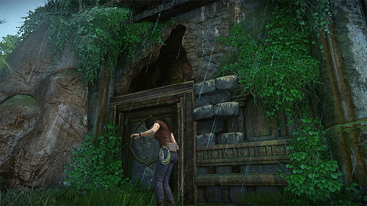 Rozdział ten rozpoczyna się w znanych ci z czwartego rozdziału Ghatach Zachodnich, przy czym z racji na szalejącą burzę i uruchomienie akweduktów dostęp do większości mapy jest zablokowany - 6 - Strażnik bramy (The Gatekeeper) | Uncharted Zaginione Dziedzictwo - Uncharted: Zaginione Dziedzictwo - poradnik do gry