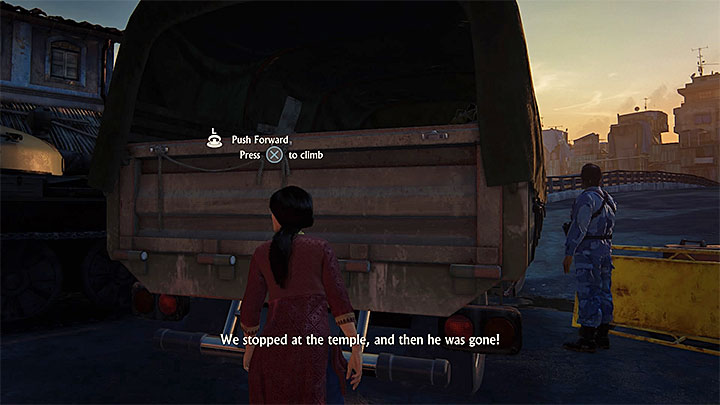 Kontynuuj liniową przeprawę - 0 - Prolog | Opis przejścia Uncharted Zaginione Dziedzictwo - Uncharted: Zaginione Dziedzictwo - poradnik do gry