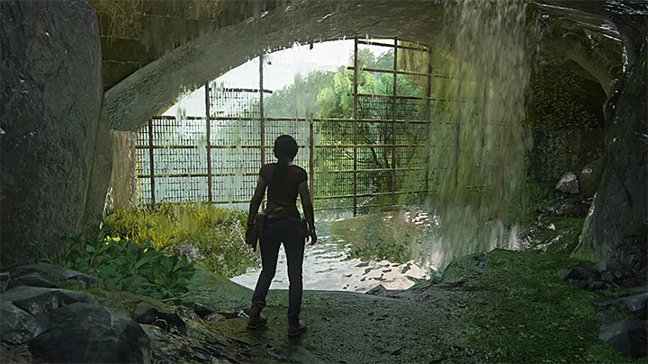 Wkrótce rozpoczniesz nowy niekontrolowany zjazd i bądź gotowy do użycia linki z hakiem żeby uniknąć spadnięcia w przepaść - 8 - Dotarcie na stację kolejową | Wspólniczki | Opis przejścia - Uncharted: Zaginione Dziedzictwo - poradnik do gry