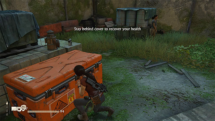 Pierwsza skrzynka znajduje się w lewej części stacji kolejowej i złą wiadomością jest to, że w jej pobliżu rozstawiony jest co najmniej jeden przeciwnik - 8 - Sekrety w rozdziale Wspólniczki (Partners) | Sekrety - Uncharted: Zaginione Dziedzictwo - poradnik do gry