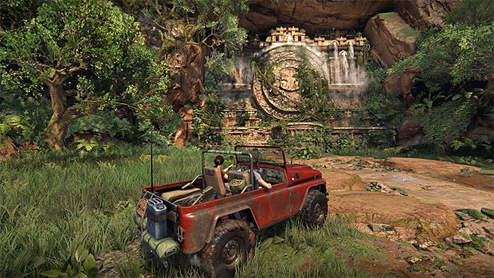 Dopiero po zbadaniu każdego z fortów i rozwiązaniu w nich zagadek możesz wyruszyć do ogromnej bramy do Halebidu zlokalizowanej w północno-zachodniej części Ghatów - 4 - Ghaty Zachodnie - Mapa | Opis przejścia Uncharted Zaginione Dziedzictwo - Uncharted: Zaginione Dziedzictwo - poradnik do gry