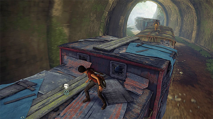 Począwszy od tego miejsca będziesz mógł badać kolejne wagony i dosyć ważną informacją jest to, że sekcja ta nie jest obarczona żadnym limitem czasowym - 9 - Ostatnia stacja - End of the Line | Opis przejścia - Uncharted: Zaginione Dziedzictwo - poradnik do gry