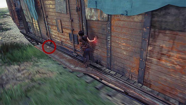 Wznów eksplorację wagonów pociągu, przy czym zainteresuj się trzecim wagonem w kolejności - 9 - Ostatnia stacja - End of the Line | Opis przejścia - Uncharted: Zaginione Dziedzictwo - poradnik do gry
