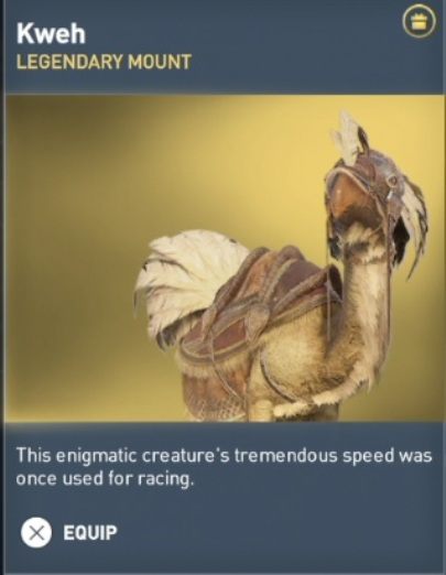 Legendarny wierzchowiec - Kweh - AC Origins i zadania Final Fantasy: Dar od bogów - Assassins Creed Origins - poradnik do gry