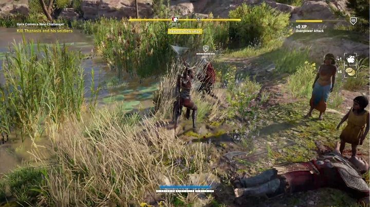 Po rozmowie wejdź na arenę i rozpocznij tryb hordy - Tryb hordy, zadanie Nowy Pretendent | Assassins Creed Origins - Assassins Creed Origins - poradnik do gry