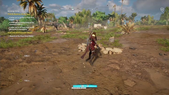 Na mapie pojawią się 3 oznaczone miejsca - Memfis Zadania poboczne, mapa, questy | Solucja Assassins Creed Origins - Assassins Creed Origins - poradnik do gry