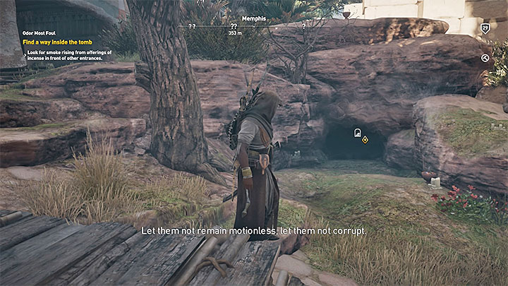 Zadaniem Bayeka jest ustalenie źródła nieprzyjemnych zapachów na terenie Memfis - Memfis Zadania poboczne, mapa, questy | Solucja Assassins Creed Origins - Assassins Creed Origins - poradnik do gry