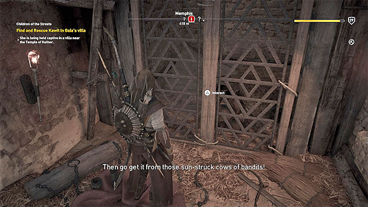 Musisz wyruszyć na południe do miejsca gdzie zadokowany jest statek porywaczy - jest to małe obozowisko Apagogeas Hideout - Memfis Zadania poboczne, mapa, questy | Solucja Assassins Creed Origins - Assassins Creed Origins - poradnik do gry