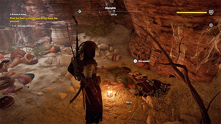 Na poszukiwania drugiego klienta wyrusz do południowo-wschodniej części Memfis - Memfis Zadania poboczne, mapa, questy | Solucja Assassins Creed Origins - Assassins Creed Origins - poradnik do gry