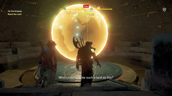 Pierwsza misja polega na pójściu wraz z Aya do grobowca znajdującego się w Aleksandrii - Krajobraz po bitwie i Ostateczna rozgrywka | Zadania główne | Solucja AC Origins - Assassins Creed Origins - poradnik do gry