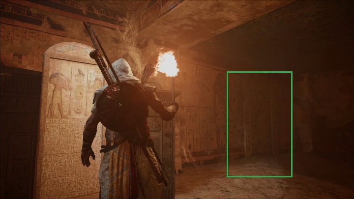 Musisz rozbić ścianę - Grobowiec Nomarchy - Nomarchs Tomb and Seshem eff | Czarna Pustynia | Grobowce - Assassins Creed Origins - poradnik do gry