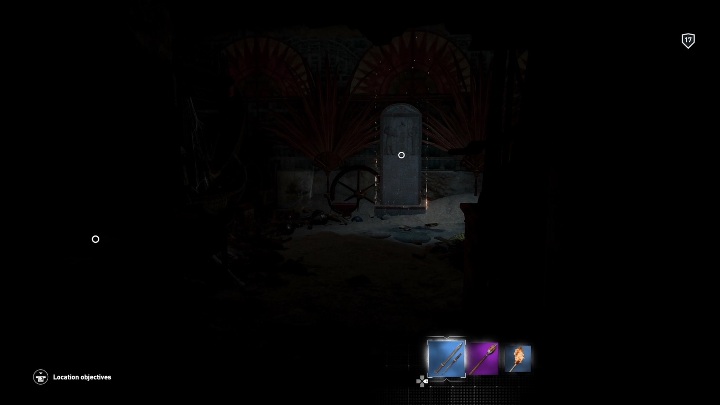 Trafisz do korytarza, w którym ściany będą wysadzane zielonymi kamieniami - Grobowiec Dżesera - Tomb of Djoser | Nom Sakkara - Saqqara Nome | Grobowce - Assassins Creed Origins - poradnik do gry