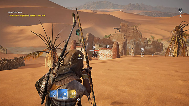 Udaj się na spotkanie z Nehim z jednej z chatek z Letopolis - Sapi-Res Nome i Khensu Nome Zadania poboczne, mapa questów | Solucja - Assassins Creed Origins - poradnik do gry