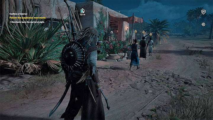 Zadanie to wymusza porozmawianie z handlarzami z targowiska w Sais na temat Zervosa - Sapi-Res Nome i Khensu Nome Zadania poboczne, mapa questów | Solucja - Assassins Creed Origins - poradnik do gry