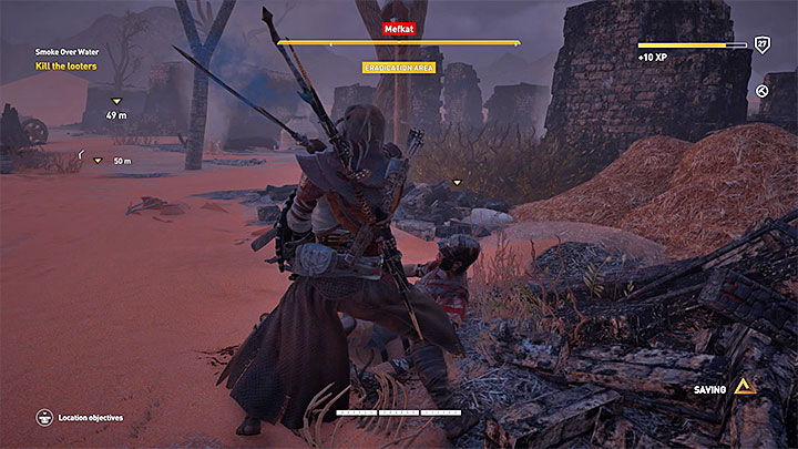 Musisz zacząć eskortować Jeskę w drodze do jej wioski - Sapi-Res Nome i Khensu Nome Zadania poboczne, mapa questów | Solucja - Assassins Creed Origins - poradnik do gry