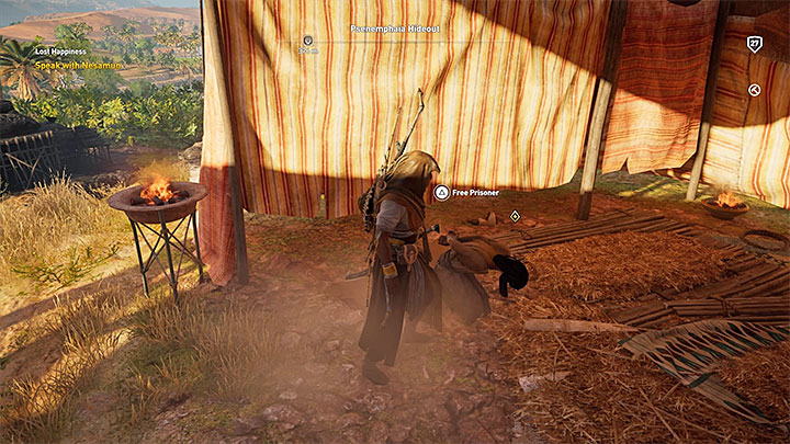 Porozmawiaj z pracowniczką browaru w Sais na temat zaginionego asystenta Nesamuna - Sapi-Res Nome i Khensu Nome Zadania poboczne, mapa questów | Solucja - Assassins Creed Origins - poradnik do gry