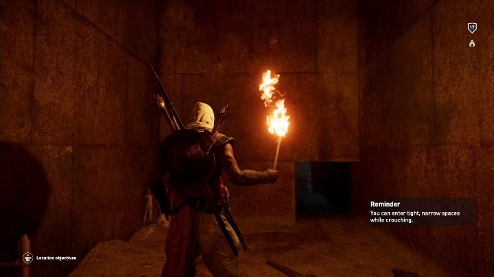 Idz prosto drogą od wejścia - Grobowiec Snofru - Tomb of Sneferu | Nom Sakkara - Saqqara Nome | Grobowce - Assassins Creed Origins - poradnik do gry