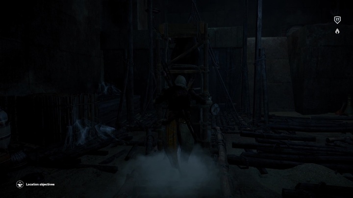 Trafisz do pomieszczenia z równoważnią - Grobowiec Snofru - Tomb of Sneferu | Nom Sakkara - Saqqara Nome | Grobowce - Assassins Creed Origins - poradnik do gry