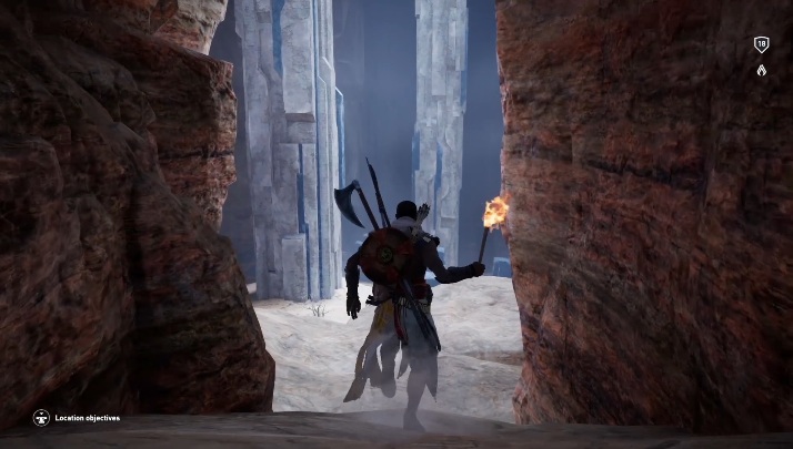 Dotrzesz do wielkiego pomieszczenia - Złoty Grobowiec - Golden Tomb | Odosobniona pustyni| Grobowce | AC Origins - Assassins Creed Origins - poradnik do gry