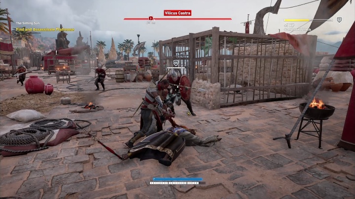 Razem z towarzyszem przeskocz na drugą stronę - O zachodzie słońca | Zadania główne | Solucja - Assassins Creed Origins - poradnik do gry