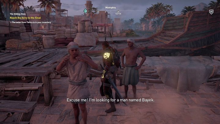 Gdy wbijesz 38 poziom udaj się do Memphis - Czy można rozpocząć DLC The Hidden Ones nową postacią? - Assassins Creed Origins - poradnik do gry