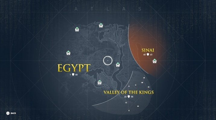 Twórcy zadbali o to, żebyśmy mogli spokojnie przemieszczać się między Półwyspem Synaj a Egiptem - Jak wrócić do Egiptu w DLC The Hidden Ones? - Assassins Creed Origins - poradnik do gry
