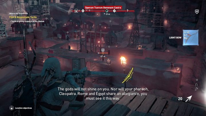 Na początku tej misji musisz porozmawiać z Tahira - Tam gdzie giną niewolnicy | Zadania główne | Solucja - Assassins Creed Origins - poradnik do gry