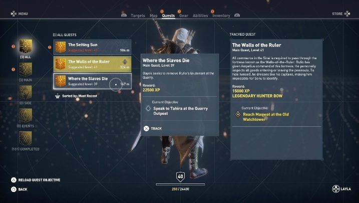Po zakończeniu zadania dostaniesz 3 nowe questy, już w pierwszej lokacji - Jak zacząć AC Origins The Hidden Ones? - Assassins Creed Origins - poradnik do gry