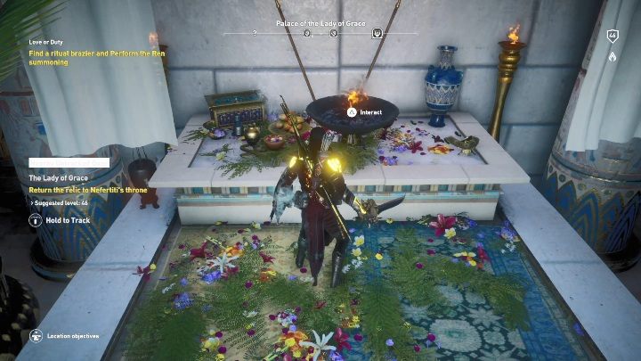 Gdy to zrobisz musisz zebrać cztery chleby i jedno kadzidło - Miłość czy obowiązek - Zaświaty Aaru - zadania poboczne, solucja - Assassins Creed Origins - poradnik do gry