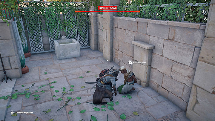 Więźniowie znajdują się w świątyni Temple of Amun - Siwa Zadania poboczne, mapa questów | Solucja Assassins Creed Origins - Assassins Creed Origins - poradnik do gry