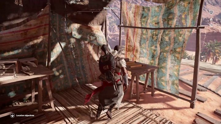 Czeka on na ciebie w namiocie, koło rusztowania - Papirusy Madiama Nome | Papirusy w The Hidden Ones - Assassins Creed Origins - poradnik do gry