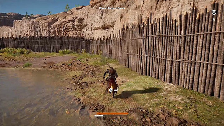 Po rozpoczęciu pojedynku zignoruj słonia i jego jeźdźca i od razu pobiegnij po skarb (obrazek) - Papirusy w Kyrenaika | Assassins Creed Origins - Assassins Creed Origins - poradnik do gry