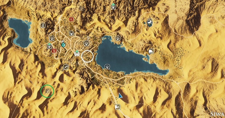 Pierwszy kamienny krąg znajduje się w Siwie - Kamienne kręgi w Assassins Creed Origins - Assassins Creed Origins - poradnik do gry