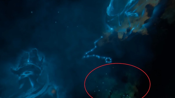 Ten gwiazdozbiór znajduje się dokładnie na dole od miejsca gdzie startujesz - Kamienne kręgi w Assassins Creed Origins - Assassins Creed Origins - poradnik do gry