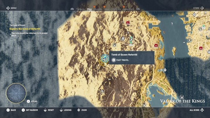 Grobowiec ten znajduje się w Valley of The Kings - Grobowce w DLC AC Origins The Curse of the Pharaohs - Assassins Creed Origins - poradnik do gry