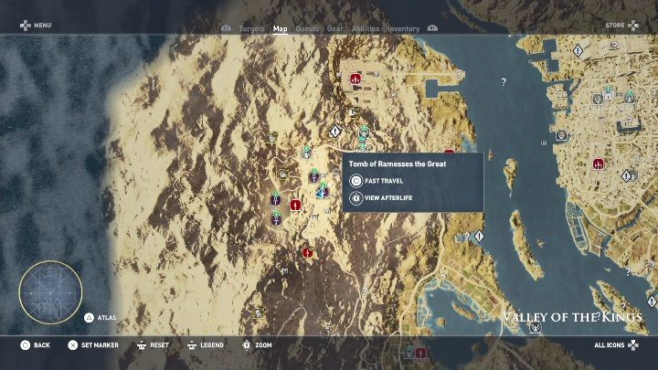 Grobowiec ten znajduje się w również Valley of The Kings - Grobowce w DLC AC Origins The Curse of the Pharaohs - Assassins Creed Origins - poradnik do gry