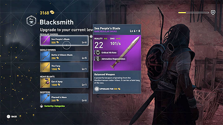 Wszystkie zgromadzone drachmy tak na dobrą sprawę warto jest przeznaczać na tylko jeden cel - ulepszanie posiadanych przedmiotów - Jak zarabiać pieniądze w grze i na co je wydawać? | FAQ | AC Origins - Assassins Creed Origins - poradnik do gry