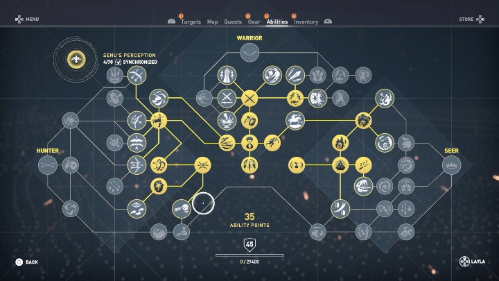 Ta postać ma 45 poziom doświadczenia, dostaje parę dobrych bronii oraz 35 punktów umiejętności do rozdania - Czy można grać w DLC Curse of the Pharaohs bez ukończenia podstawki? - Assassins Creed Origins - poradnik do gry