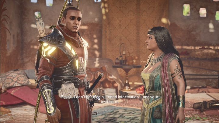 Na początku tej misji musisz porozmawiać z paroma kupcami znajdującymi się na rynku - Klątwa Faraonów i Miasto Grzechu | Zadania główne, solucja Curse of the Pharaohs - Assassins Creed Origins - poradnik do gry