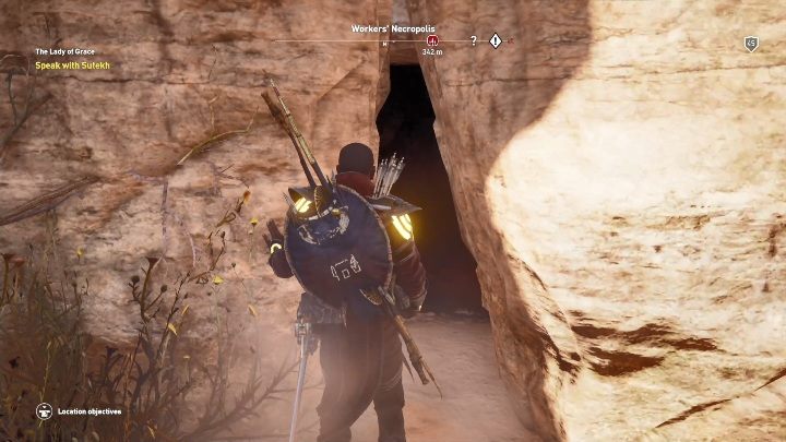 Po rozmowie z nim musisz udać się do złodzieja, aby odzyskać relikt - Pani Miłosierdzia | Zadania główne, solucja Curse of the Pharaohs - Assassins Creed Origins - poradnik do gry