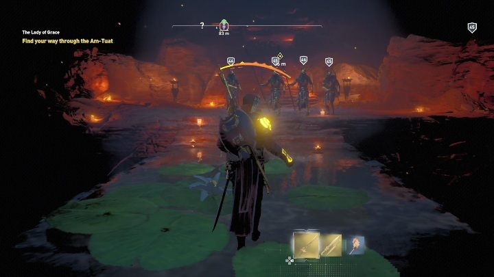 Czeka tam na ciebie czterech przeciwników - Pani Miłosierdzia | Zadania główne, solucja Curse of the Pharaohs - Assassins Creed Origins - poradnik do gry